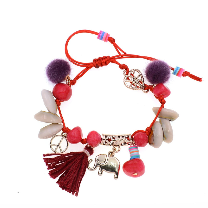 Pulseira - Coleção Hyppe - cor vermelho