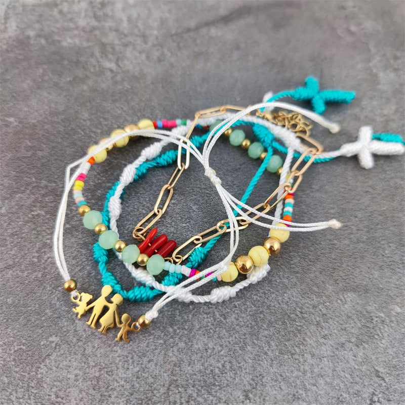 Conjunto de Pulseiras - Coleção Boho - cor 12