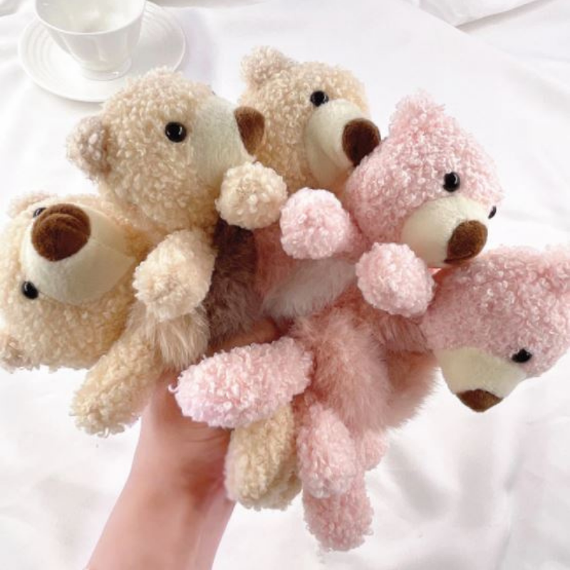 Scrunchie Toy - Urso Bege e Marrom